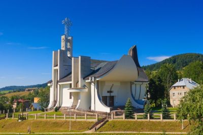 Kościół centrum Krynicy