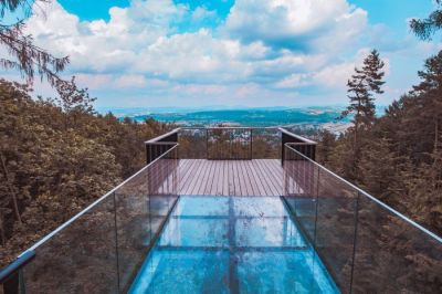 Leśne molo Stary Sącz