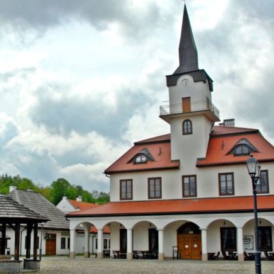 Miasteczko Galicyjskie w Nowym Sączu Ratusz