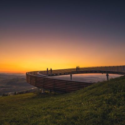 Wola Krogulecka – platforma widokowa Ślimak